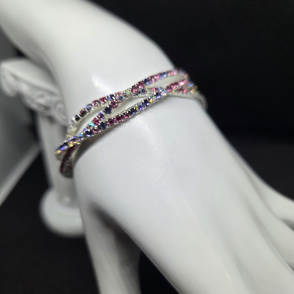 Colorful Rhinestine Bracelets - Picture 6 of 6